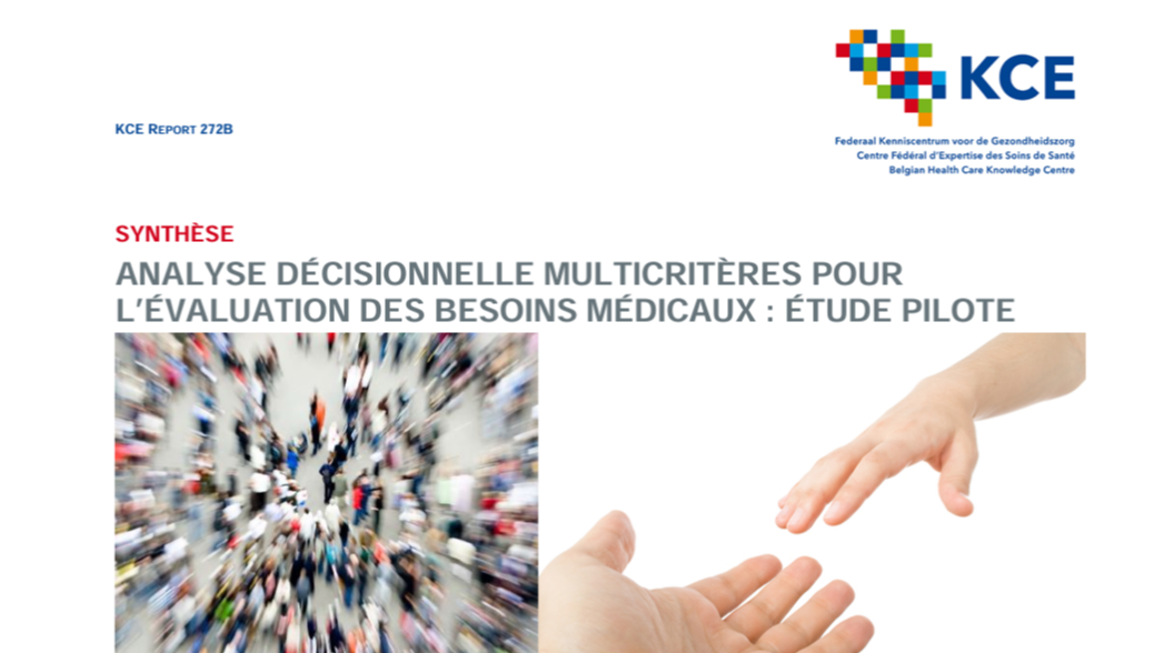 Analyse décisionnelle multicritères pour l’évaluation des besoins médicaux : étude pilote